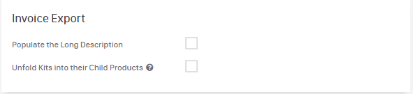 HaloPSAexportingInvoices